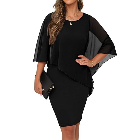 Chiffon Layered Dress XL *NWT* - Picture 1 of 6